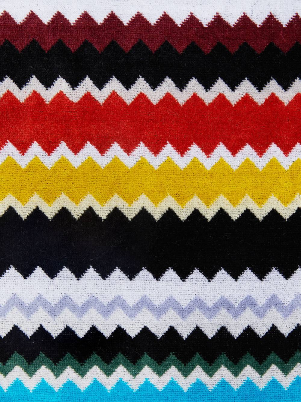 Missoni Telo mare 100x180 cm Curt in spugna di cotone zig zag Liquidazione