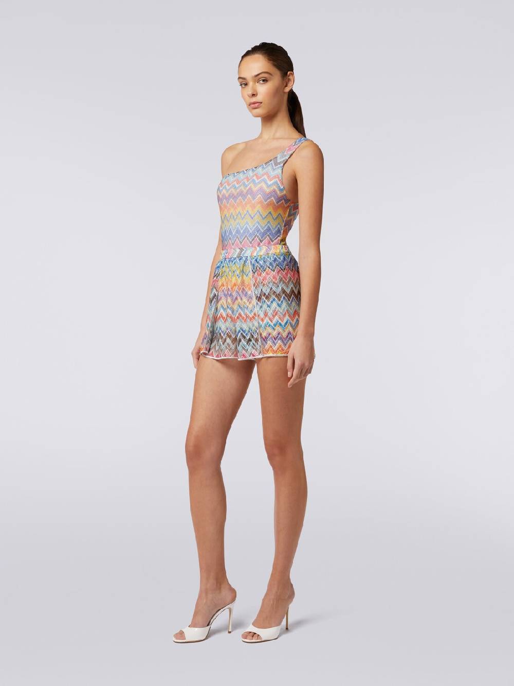 Missoni Shorts copricostume con stampa zig zag e lurex Comprane uno, ottenene uno gratis