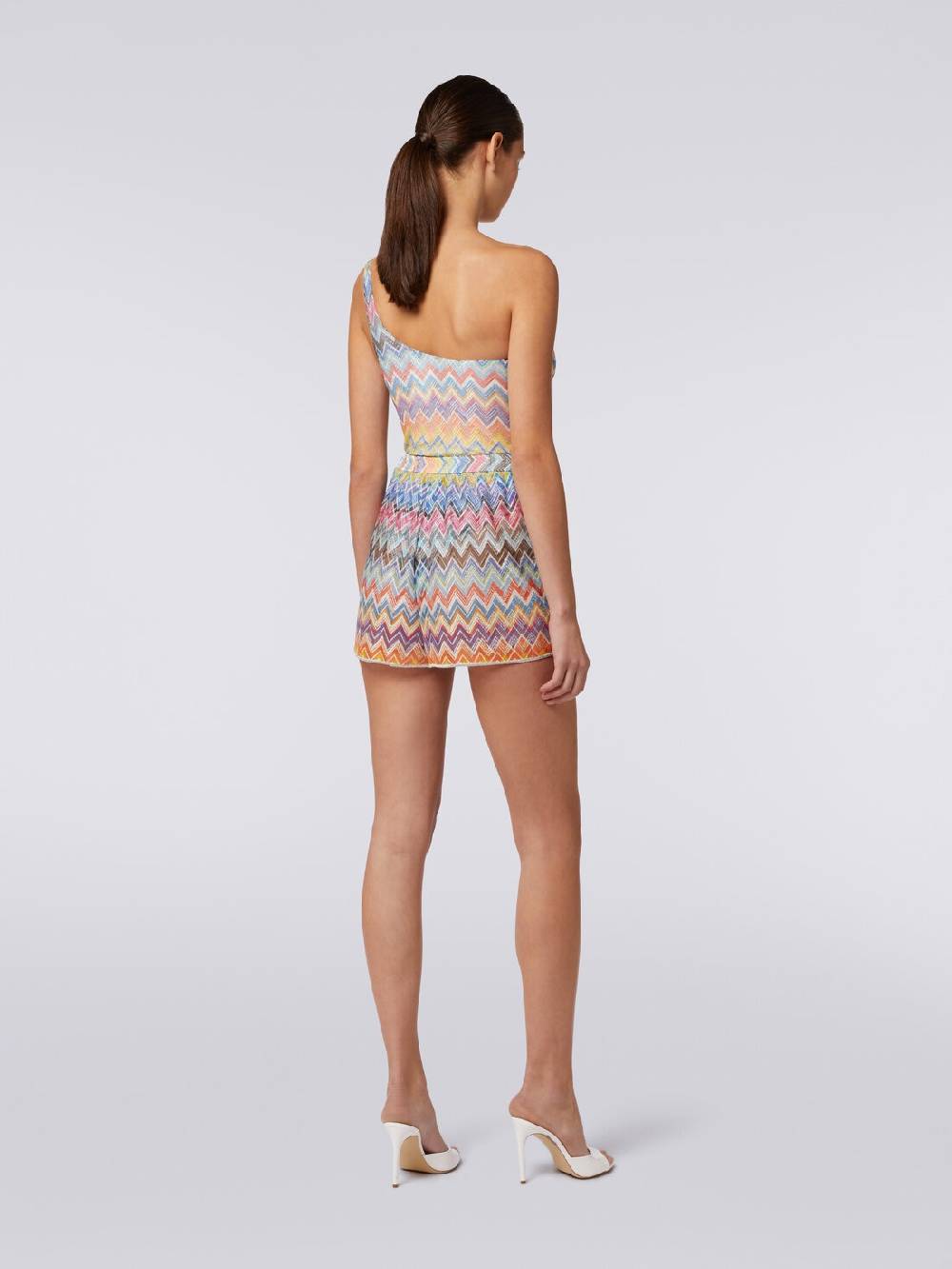 Missoni Shorts copricostume con stampa zig zag e lurex Comprane uno, ottenene uno gratis