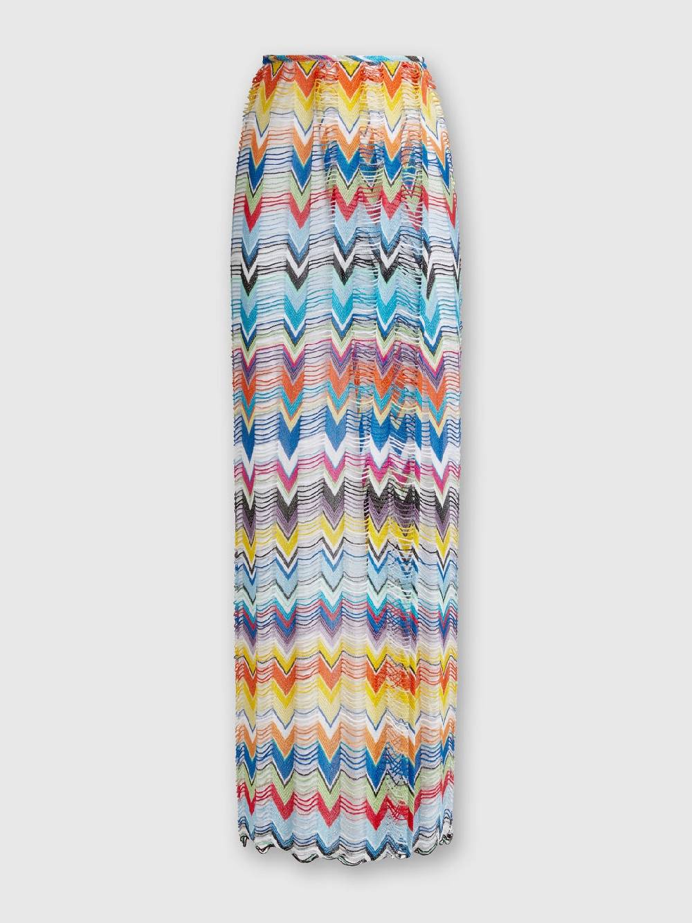 Missoni Gonna copricostume lunga a trama larga con lurex Ultimi tre giorni