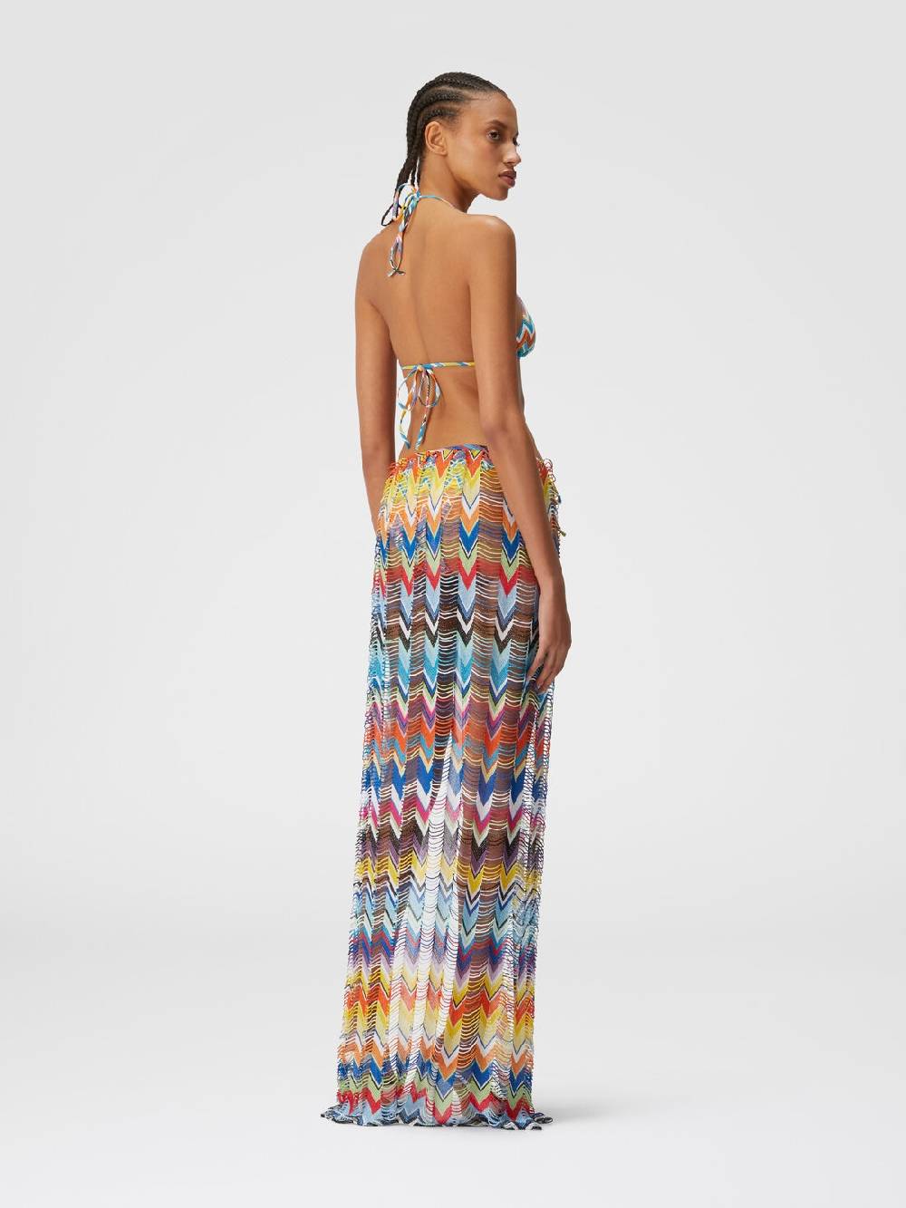 Missoni Gonna copricostume lunga a trama larga con lurex Ultimi tre giorni