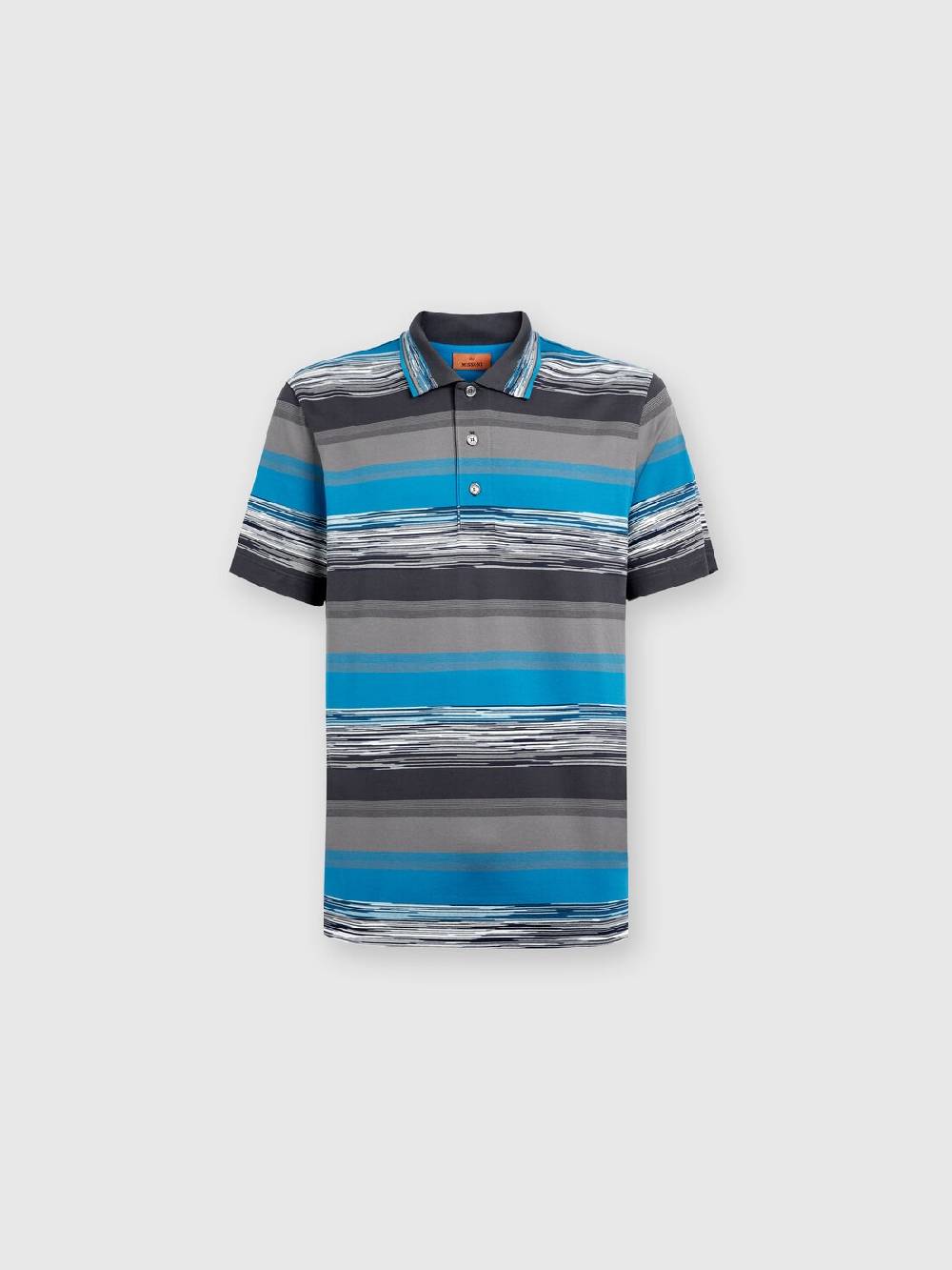 Missoni Polo in jersey di cotone a righe sfumate Latest stili