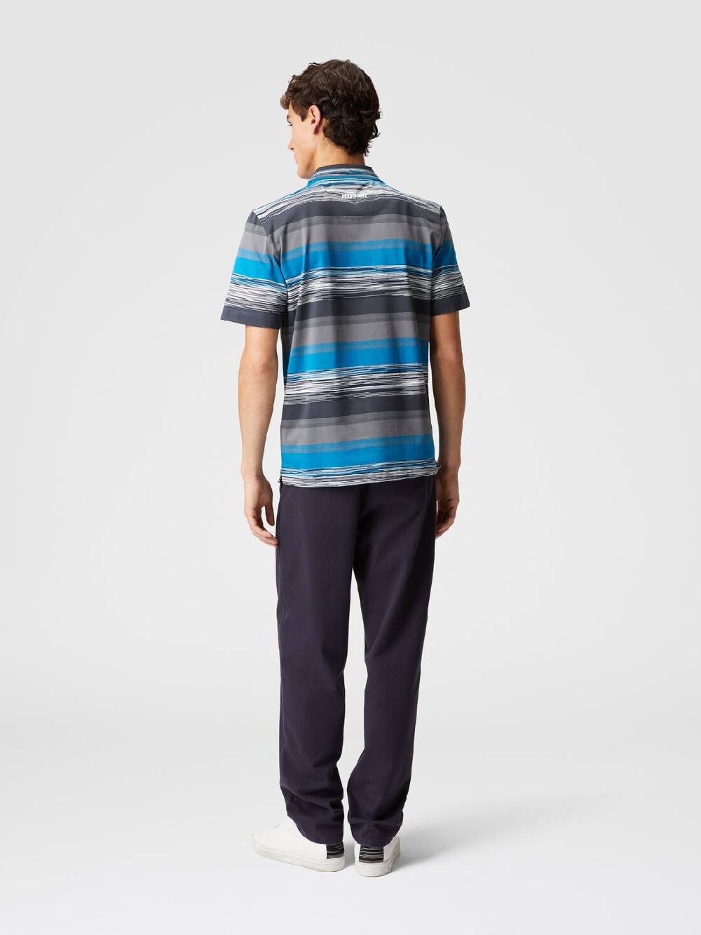 Missoni Polo in jersey di cotone a righe sfumate Latest stili