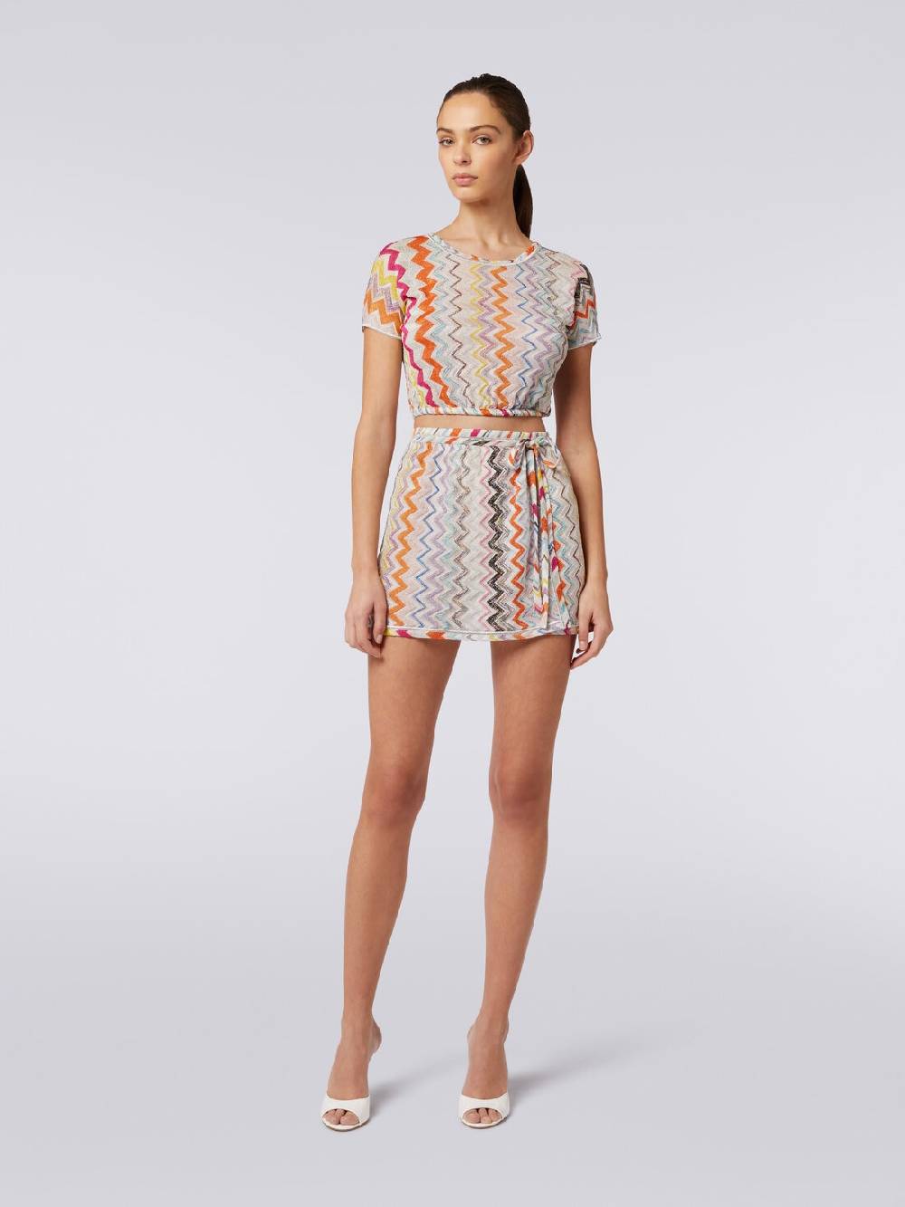 Missoni Minigonna a portafoglio zig zag con lurex Offerta speciale della fabbrica