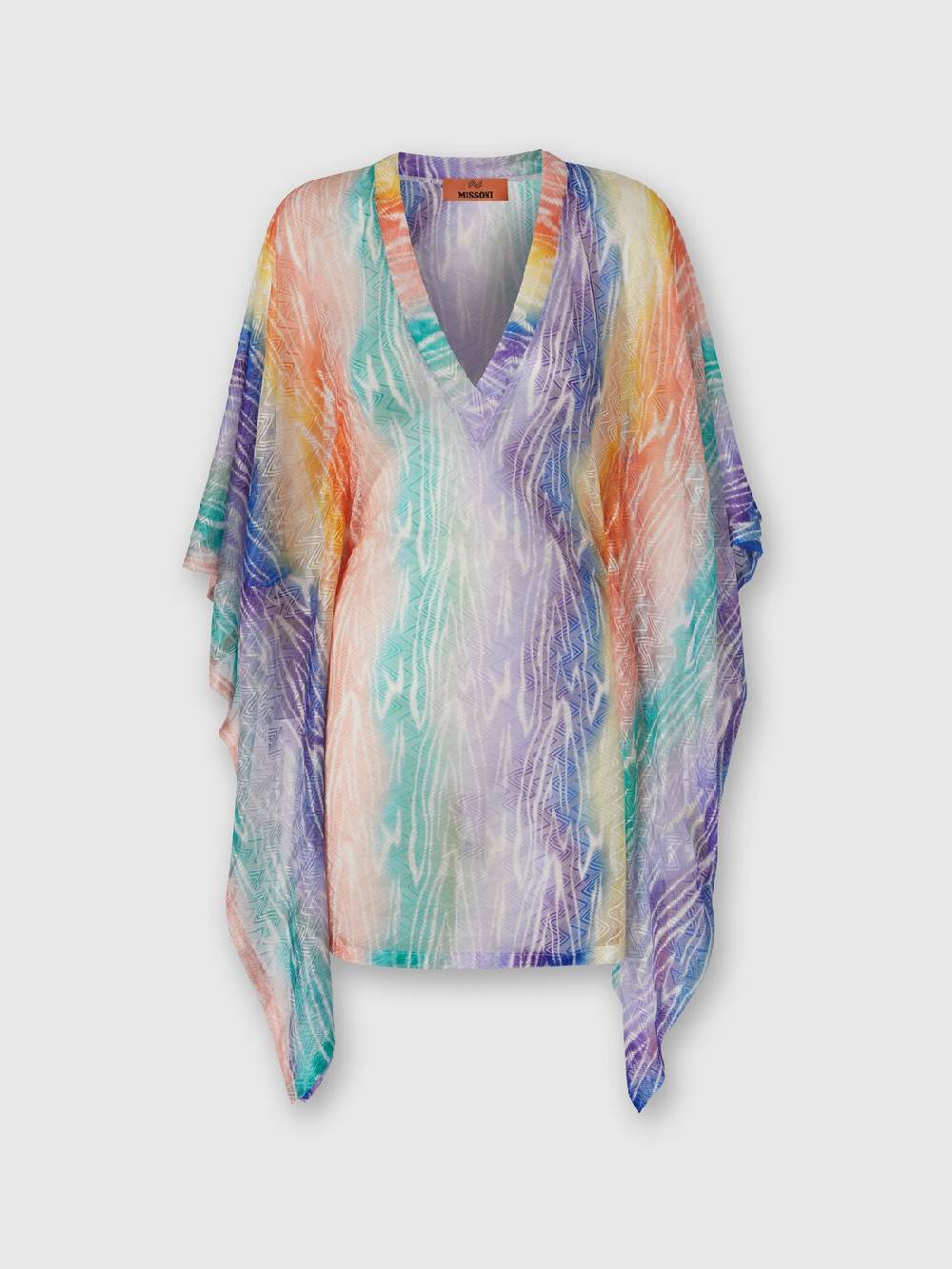 Missoni Caftano copricostume corto stampa tie-dye Fino al 55% di sconto