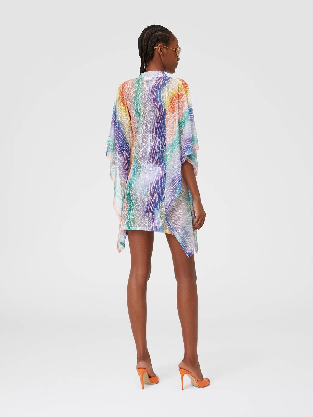 Missoni Caftano copricostume corto stampa tie-dye Fino al 55% di sconto