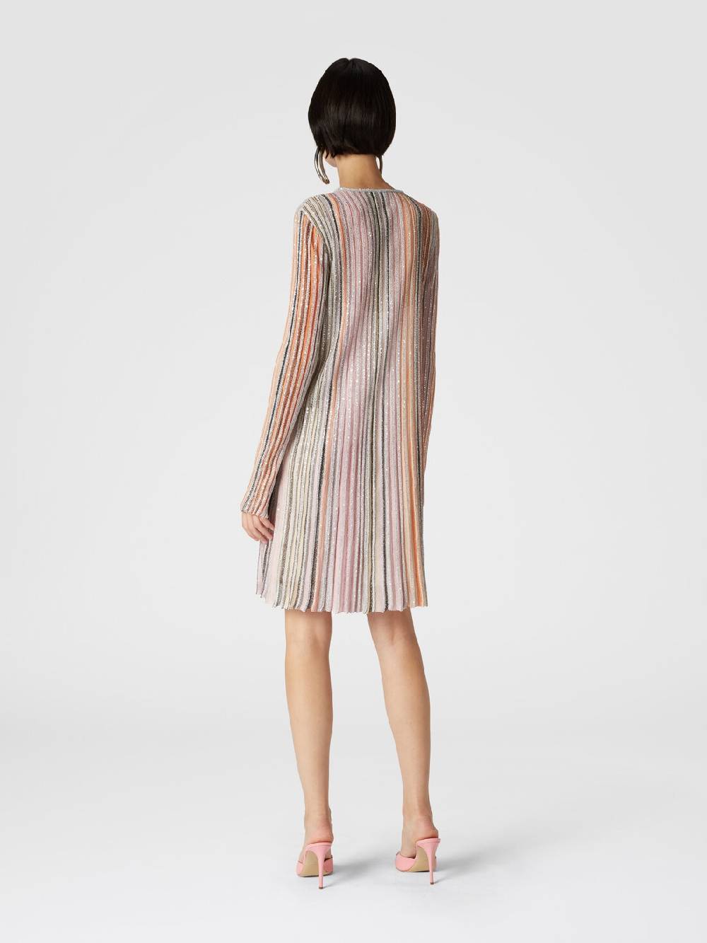 Missoni Abito plissée parzialiazzato con paillettes Duty-free