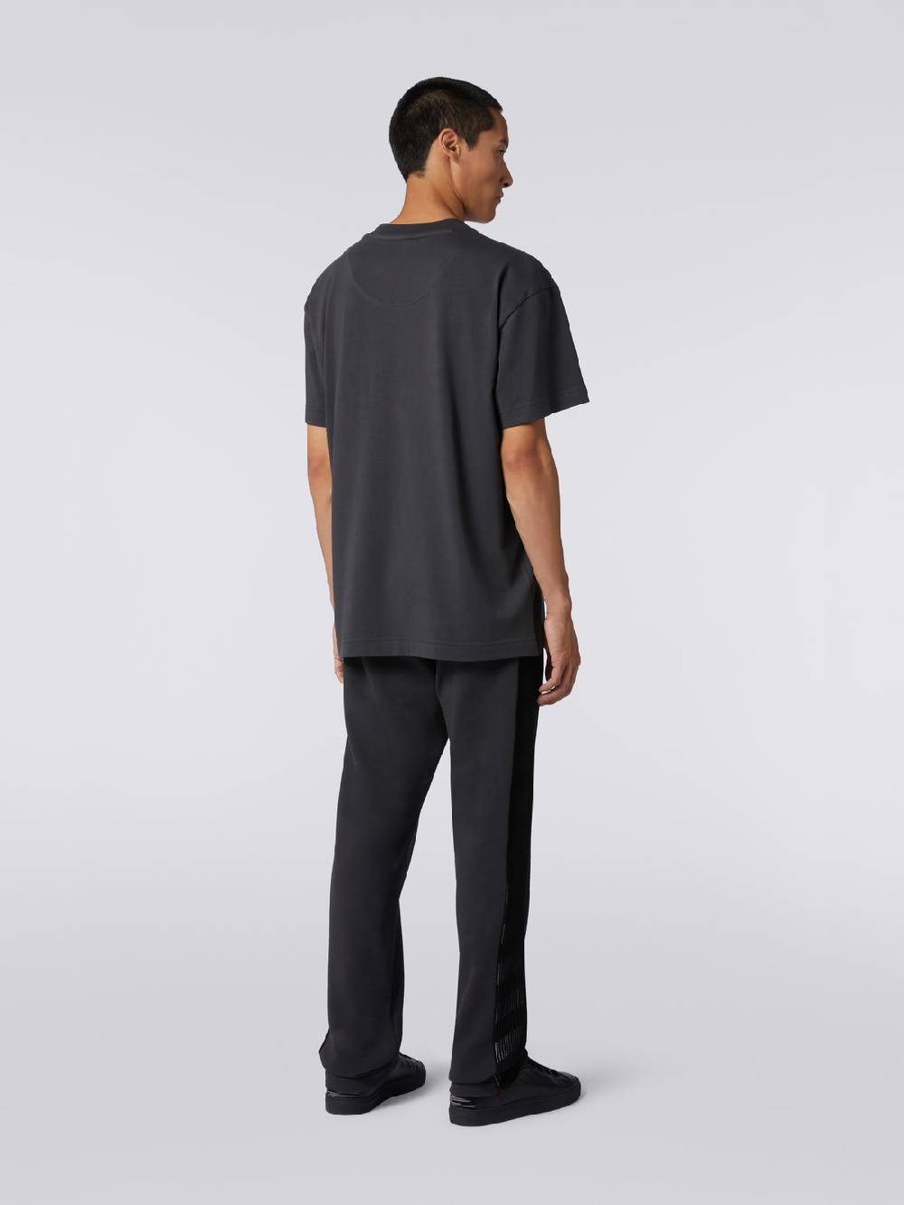 Missoni T-shirt girocollo in cotone con logo in collaborazione con Mike Maignan Italia
