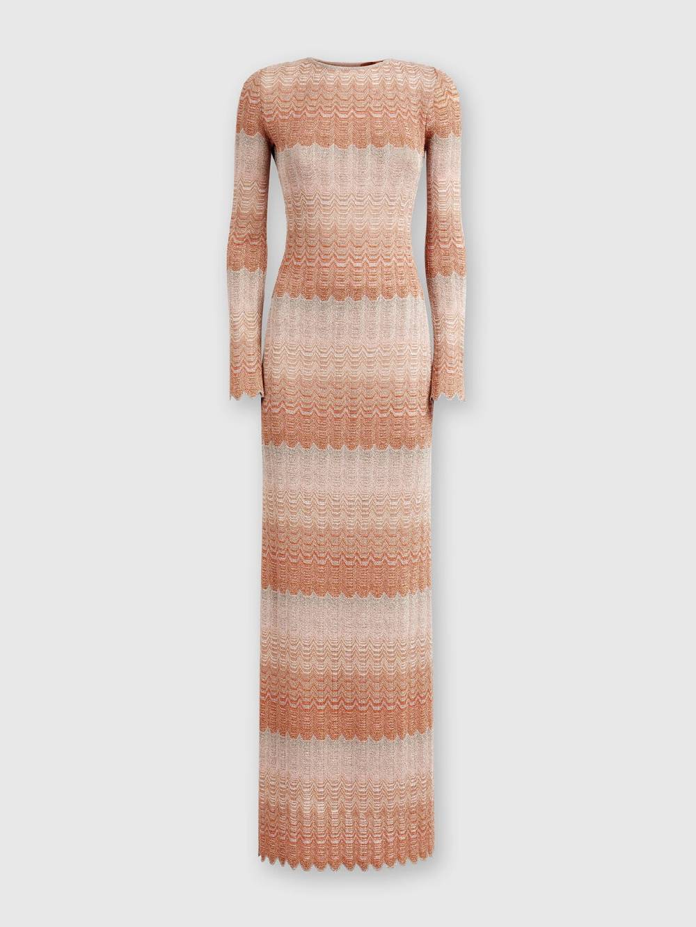 Missoni Abito lungo con motivo greca lamé Vendita