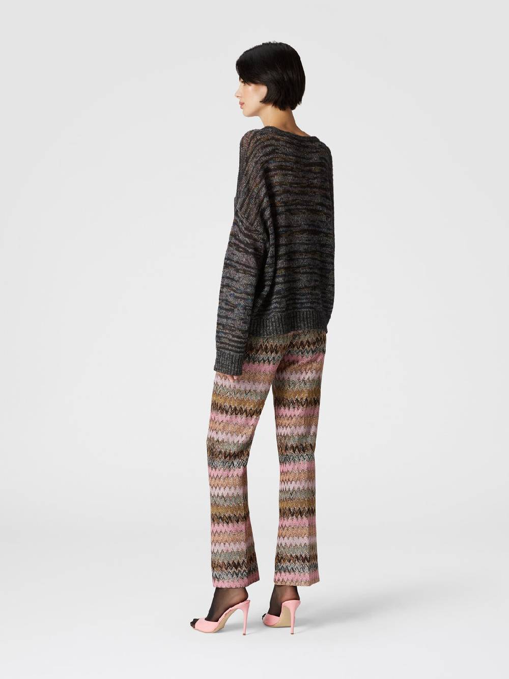 Missoni Pullover girocollo in viscosa, alpaca e lana Promozione