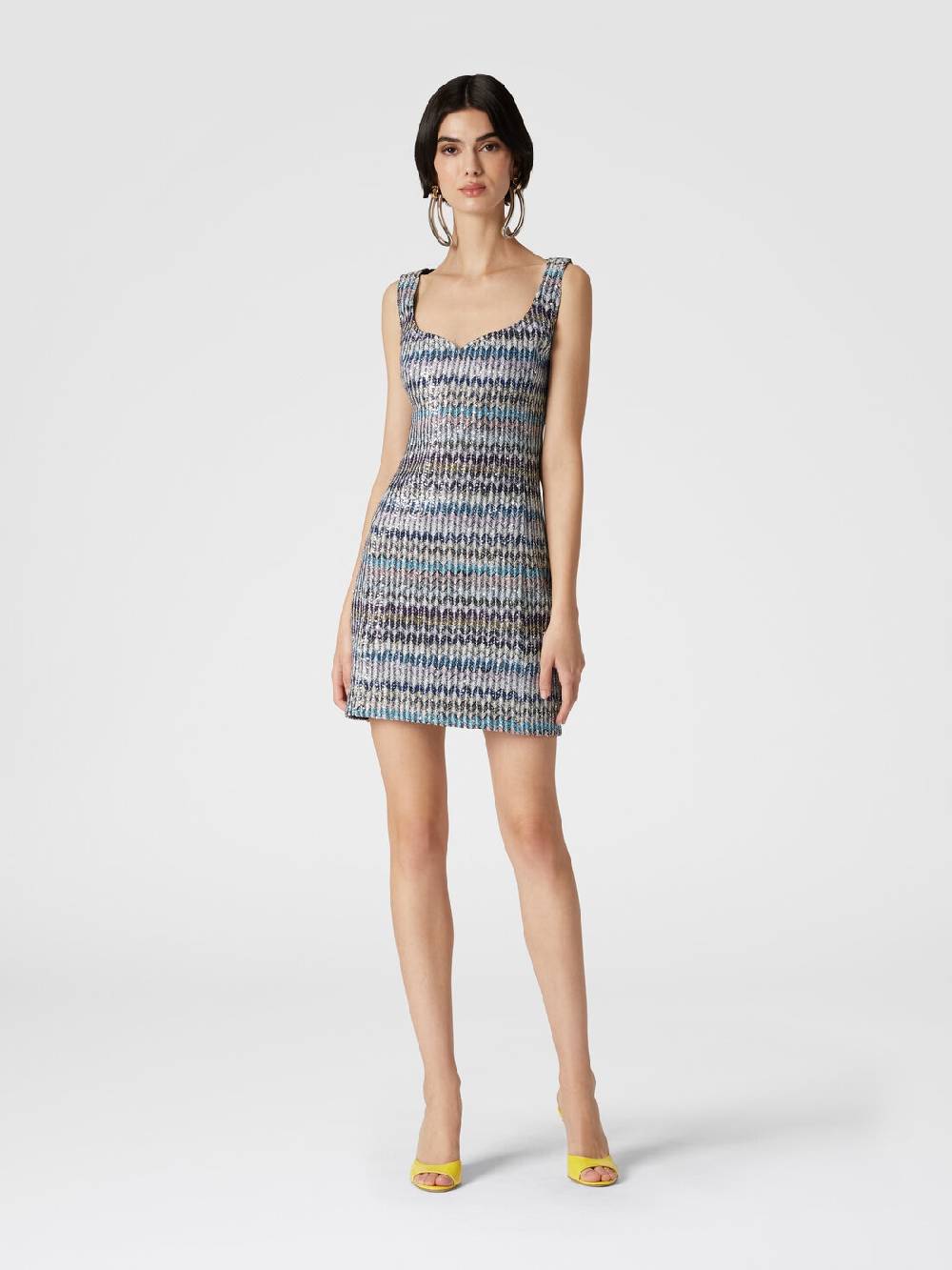 Missoni Mini-abitoin maglia lamé con scollatura a cuore Spedizione Gratuita