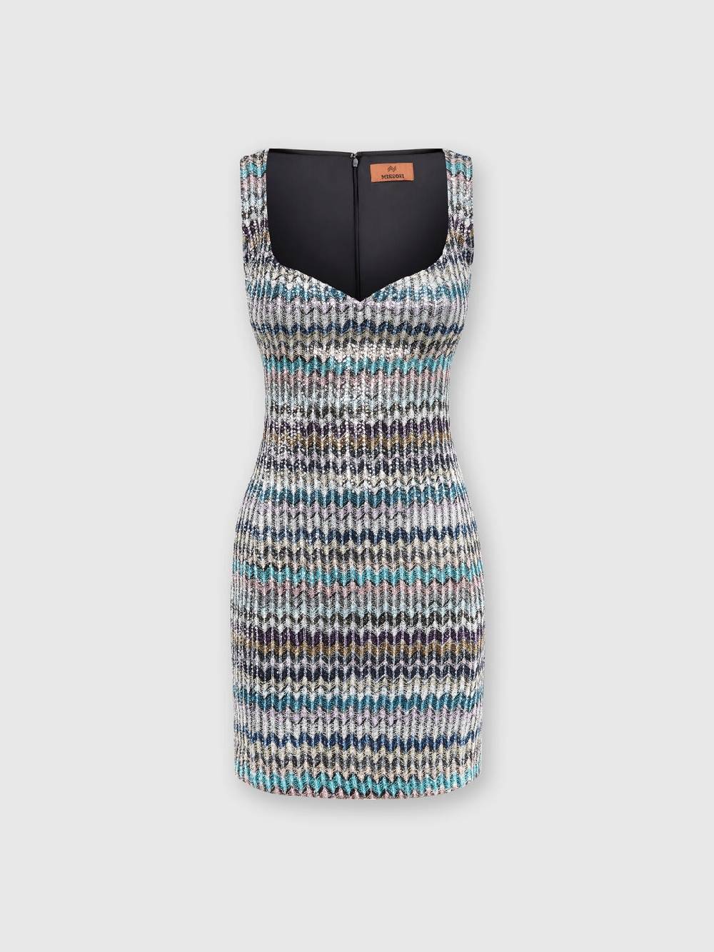 Missoni Mini-abitoin maglia lamé con scollatura a cuore Spedizione Gratuita