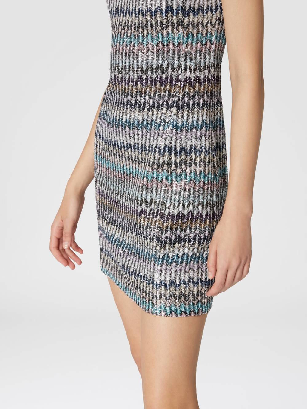 Missoni Mini-abitoin maglia lamé con scollatura a cuore Spedizione Gratuita