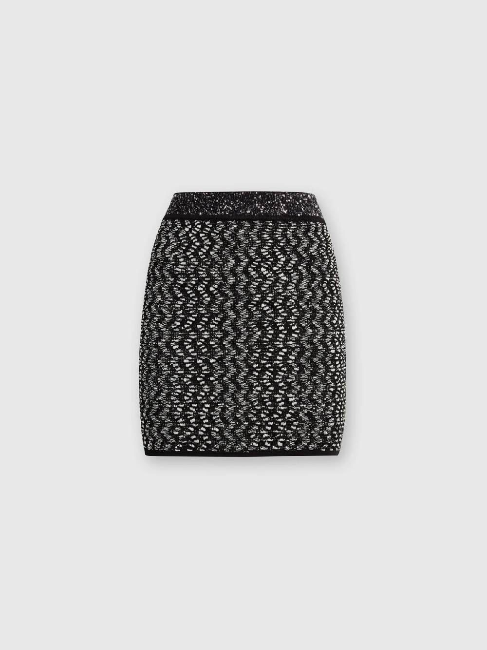 Missoni Minigonna con zig zag goffrato lamé Qualità Garantita