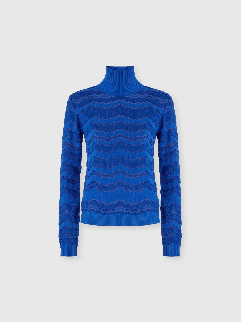 Missoni Lupetto in viscosa e lana con zig zag tono su tono Fino Al -60%