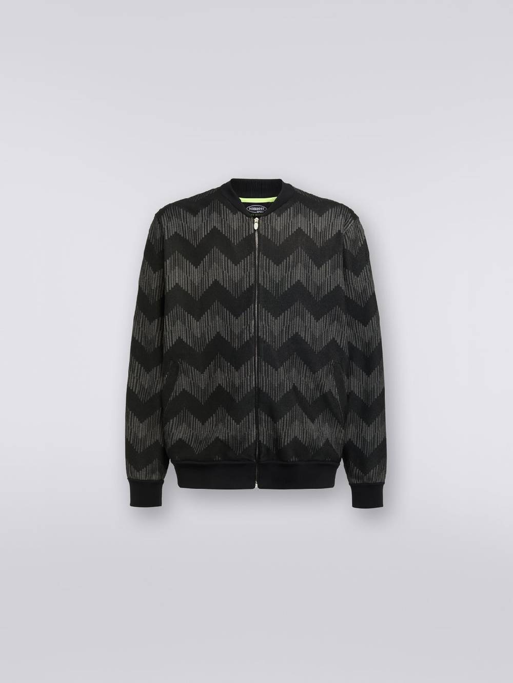 Missoni Bomber in misto cotone zig zag in collaborazione con Mike Maignan Sottocosto