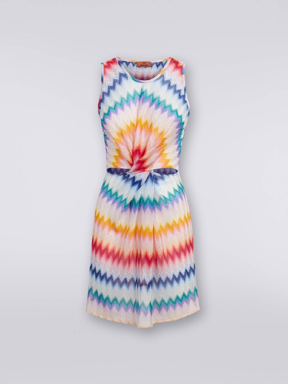 Missoni Copricostume corto con scollatura torchon e stampa zig zag Convenienza