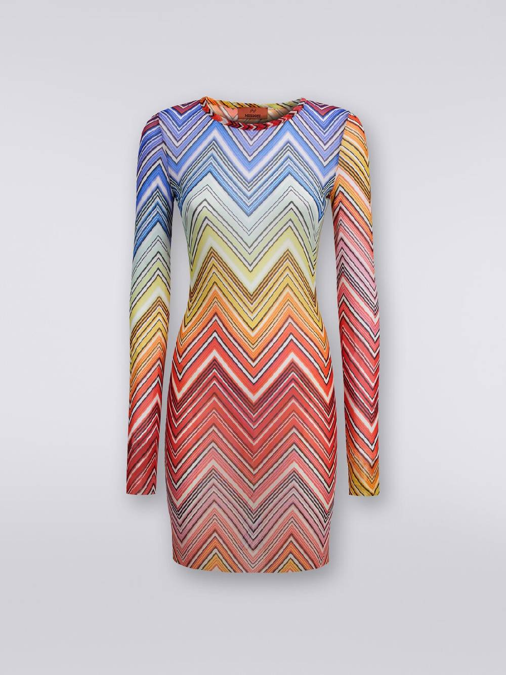 Missoni Abito mare in tulle stampa zig zag Presa