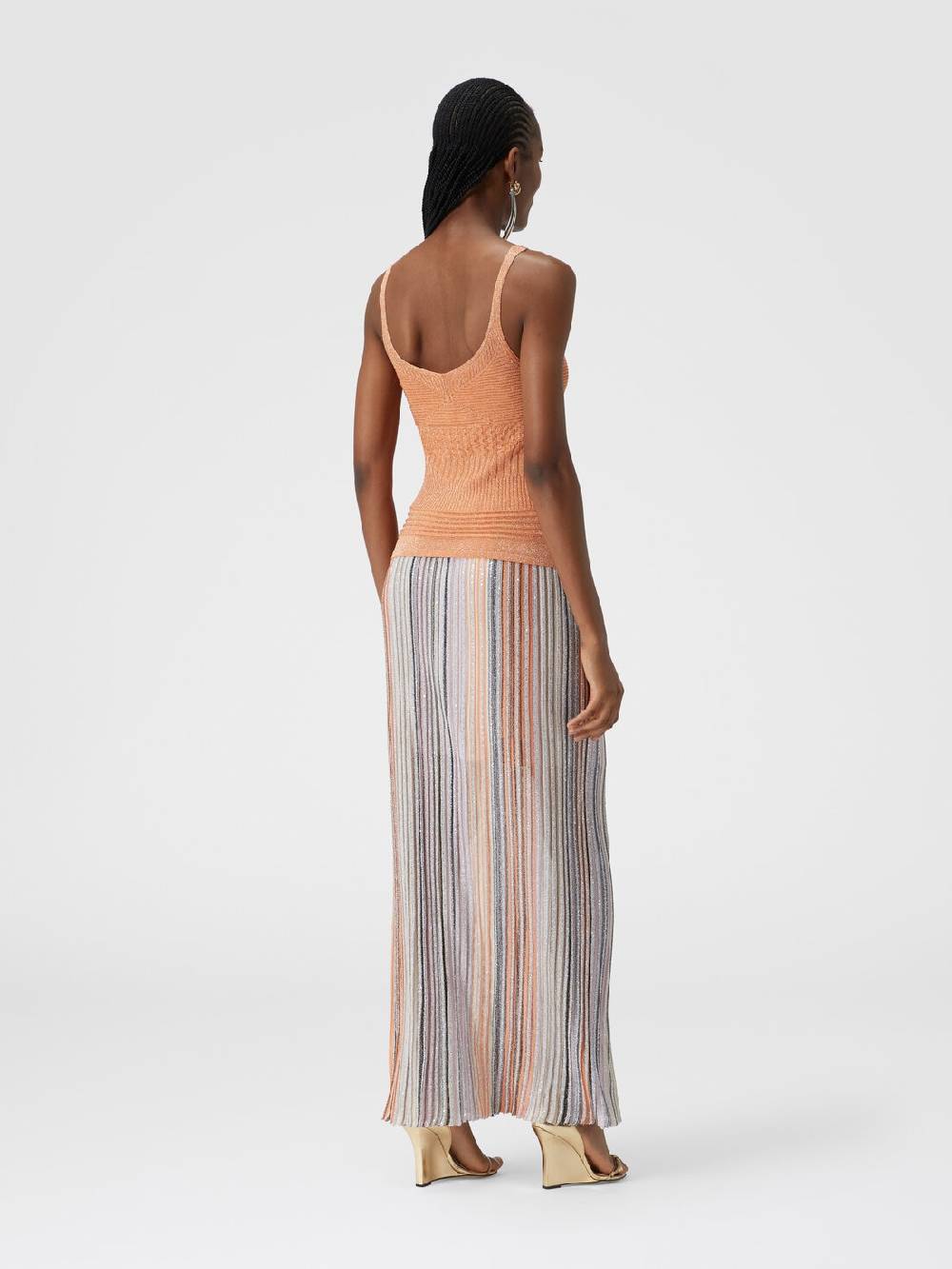 Missoni Canottiera in viscosa multilavorazione lamé Outlet