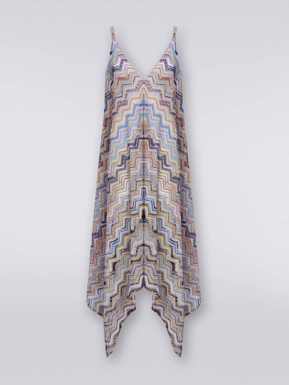 Missoni Copricostume lungo in crochet zig zag con lurex I Più Venduti