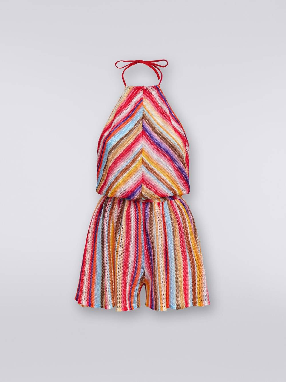 Missoni Tuta shorts in crochet con scollatura all'americana Vendite Flash