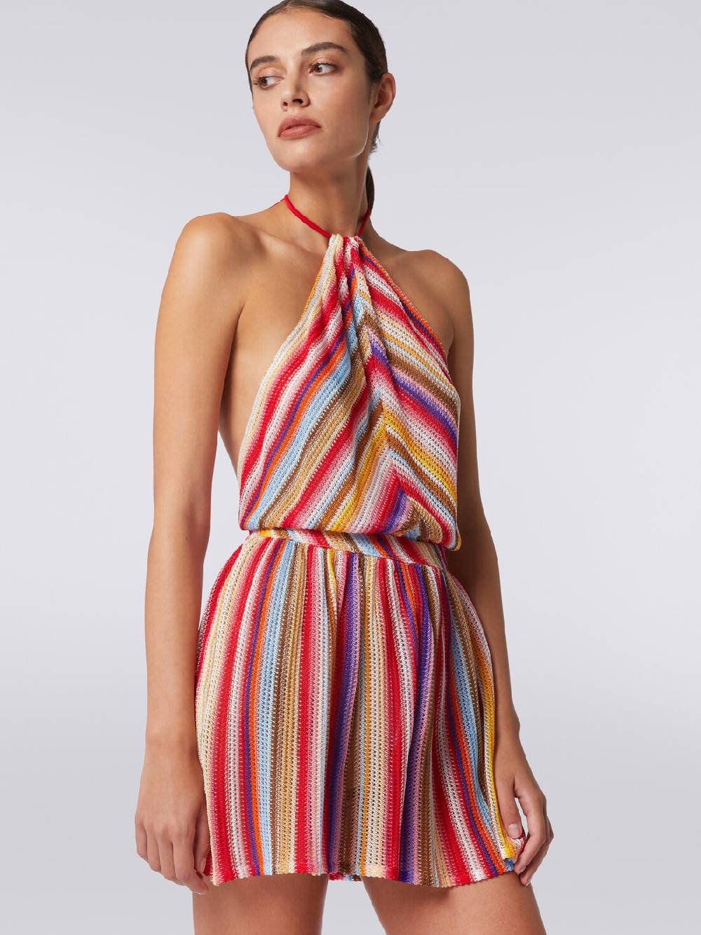 Missoni Tuta shorts in crochet con scollatura all'americana Vendite Flash