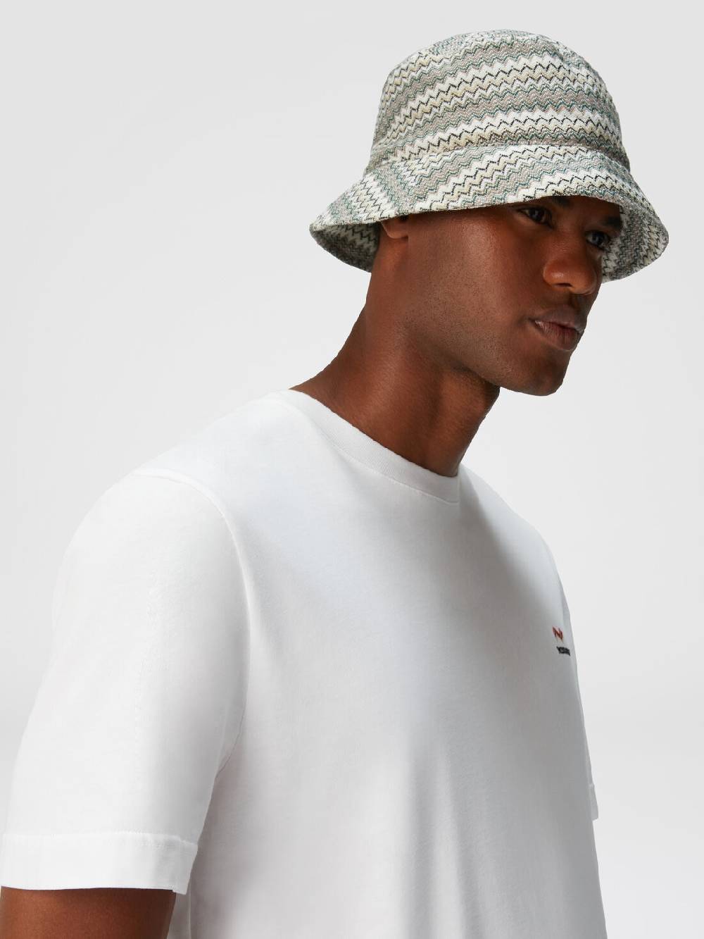 Missoni Bucket hat in viscosa e cotone zig zag Prezzo di fabbrica