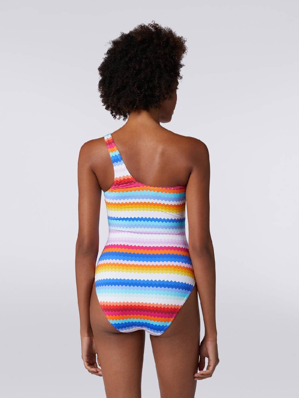 Missoni Costume intero monospalla stampa zig zag Offerta speciale