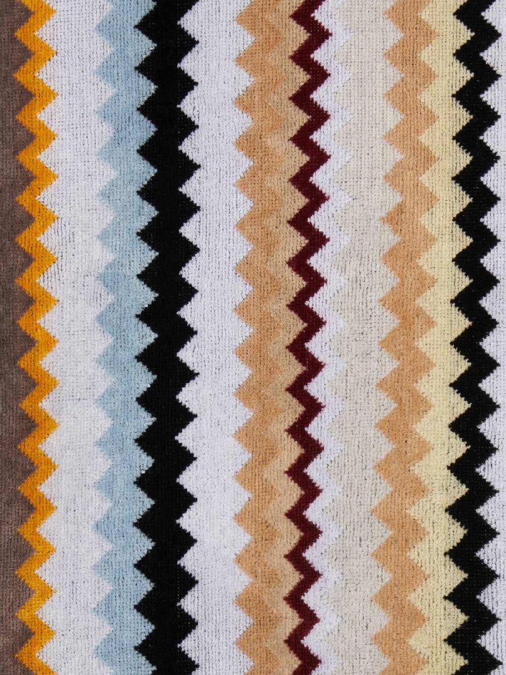 Missoni Accappatoio lungo con cappuccio Curt in spugna di cotone chevron Fornitura limitata