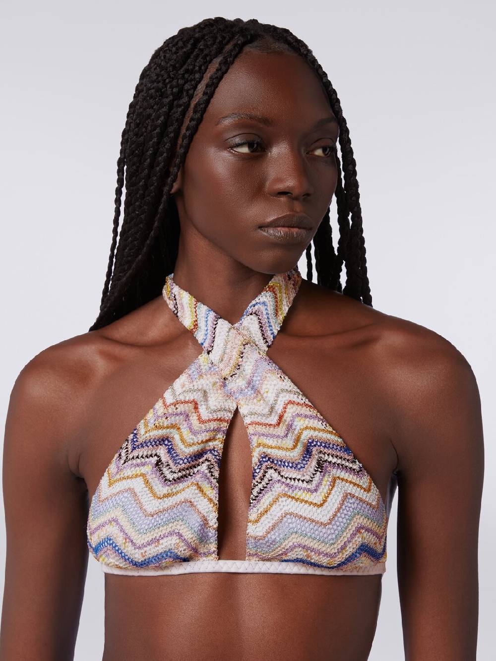 Missoni Bikini in crochet con lurex e slip a vita alta Offerta per la Festa della Mamma