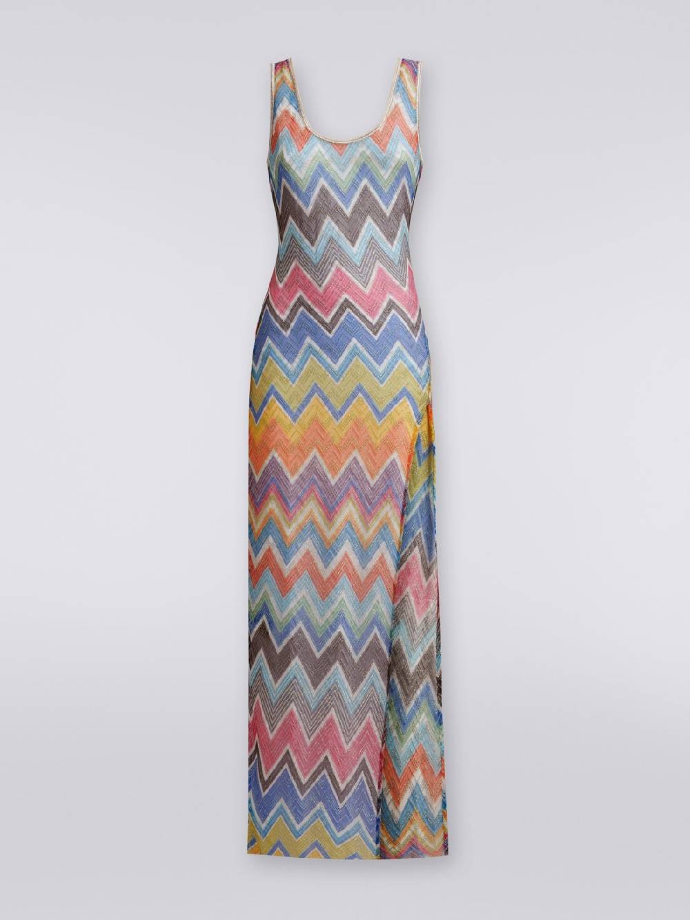 Missoni Copricostume lungo stampa zig zag con lurex Offerta Giorno del Papà