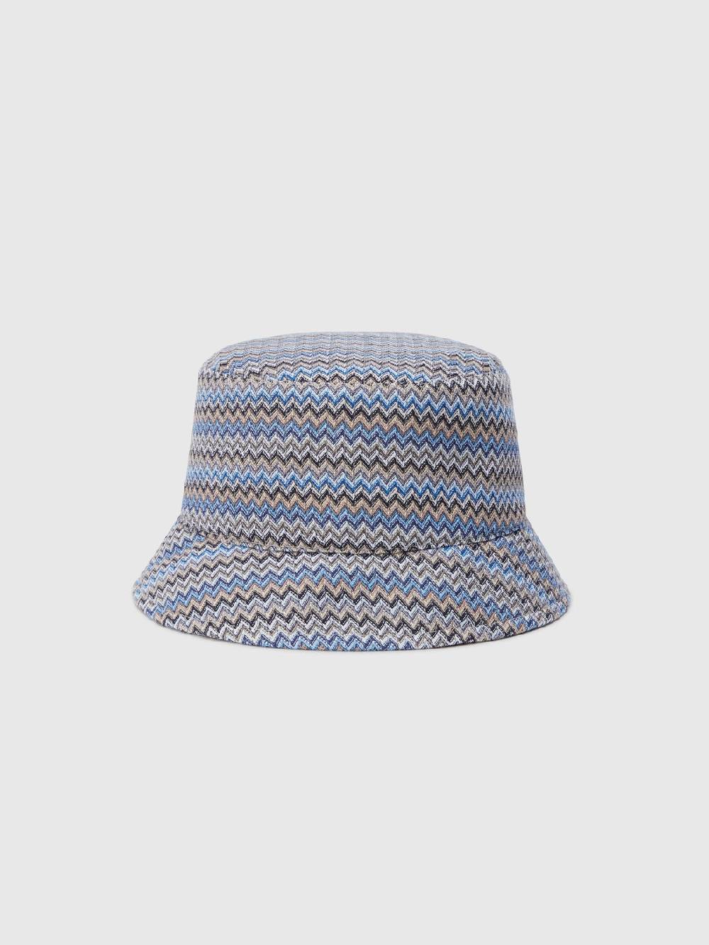 Missoni Bucket hat in viscosa e cotone zig zag Smaltimento dello stoccaggio