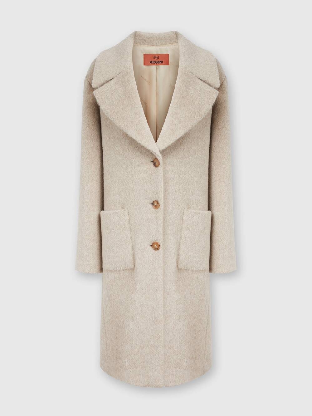 Missoni Cappotto lungo in misto alpaca Online Outlet