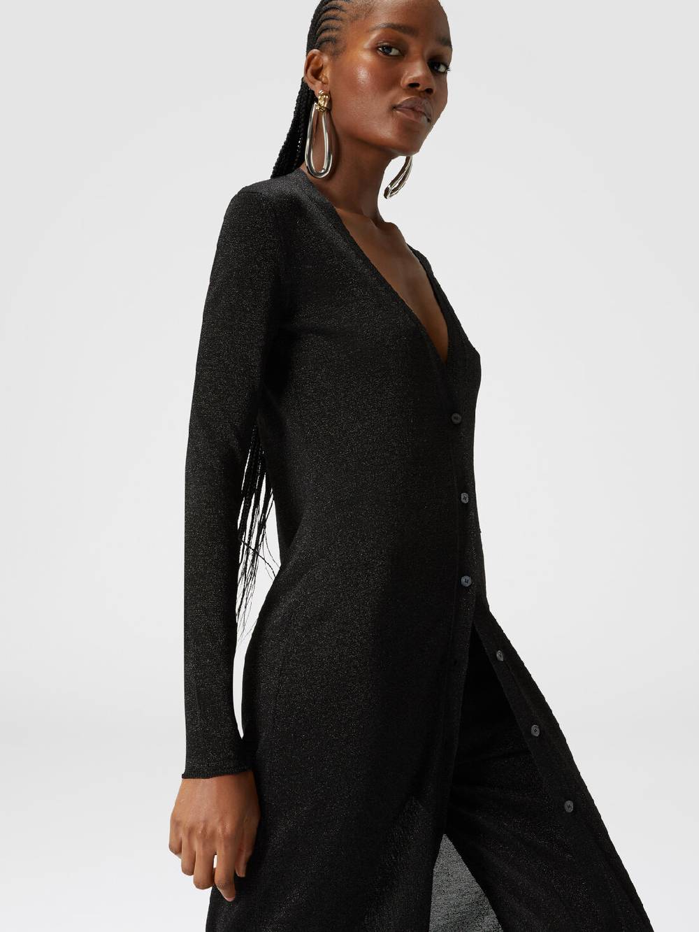 Missoni Cardigan lungo in viscosa effetto glitter Lightning offer