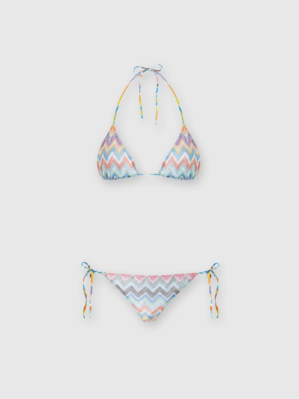 Missoni Bikini in misto viscosa zig zag con lurex Liquidazione