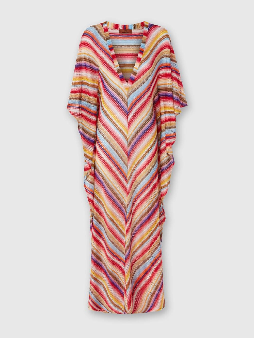 Missoni Caftano copricostume lungo in crochet rigato Enormi risparmi