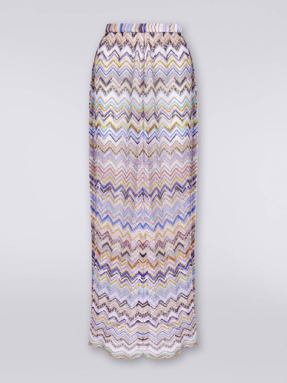 Missoni Pantaloni in maglia di viscosa a rete zig zag con lurex Offerta settimanale