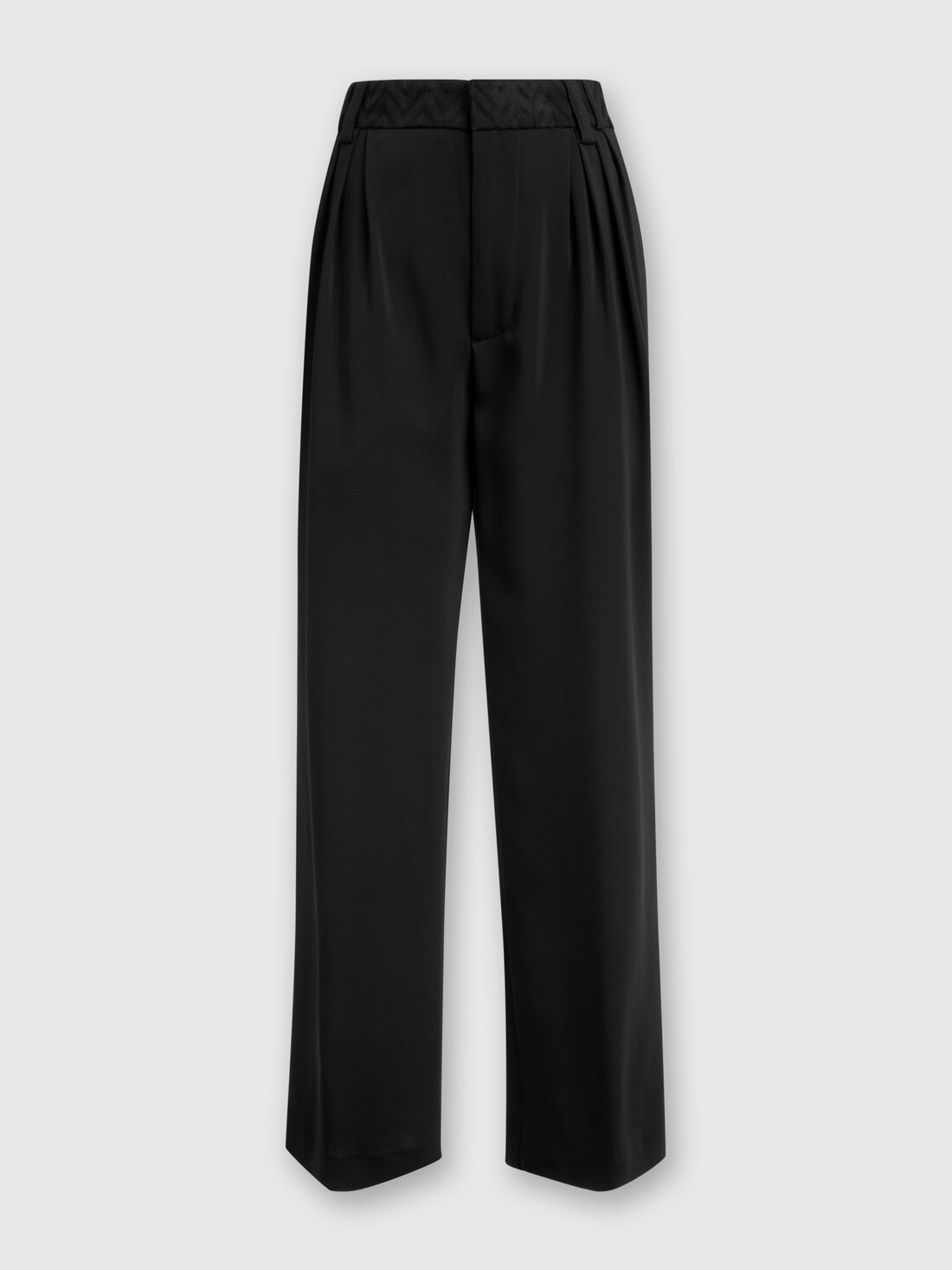 Missoni Pantaloni classici in viscosa con inserto chevron Ultimi tre giorni
