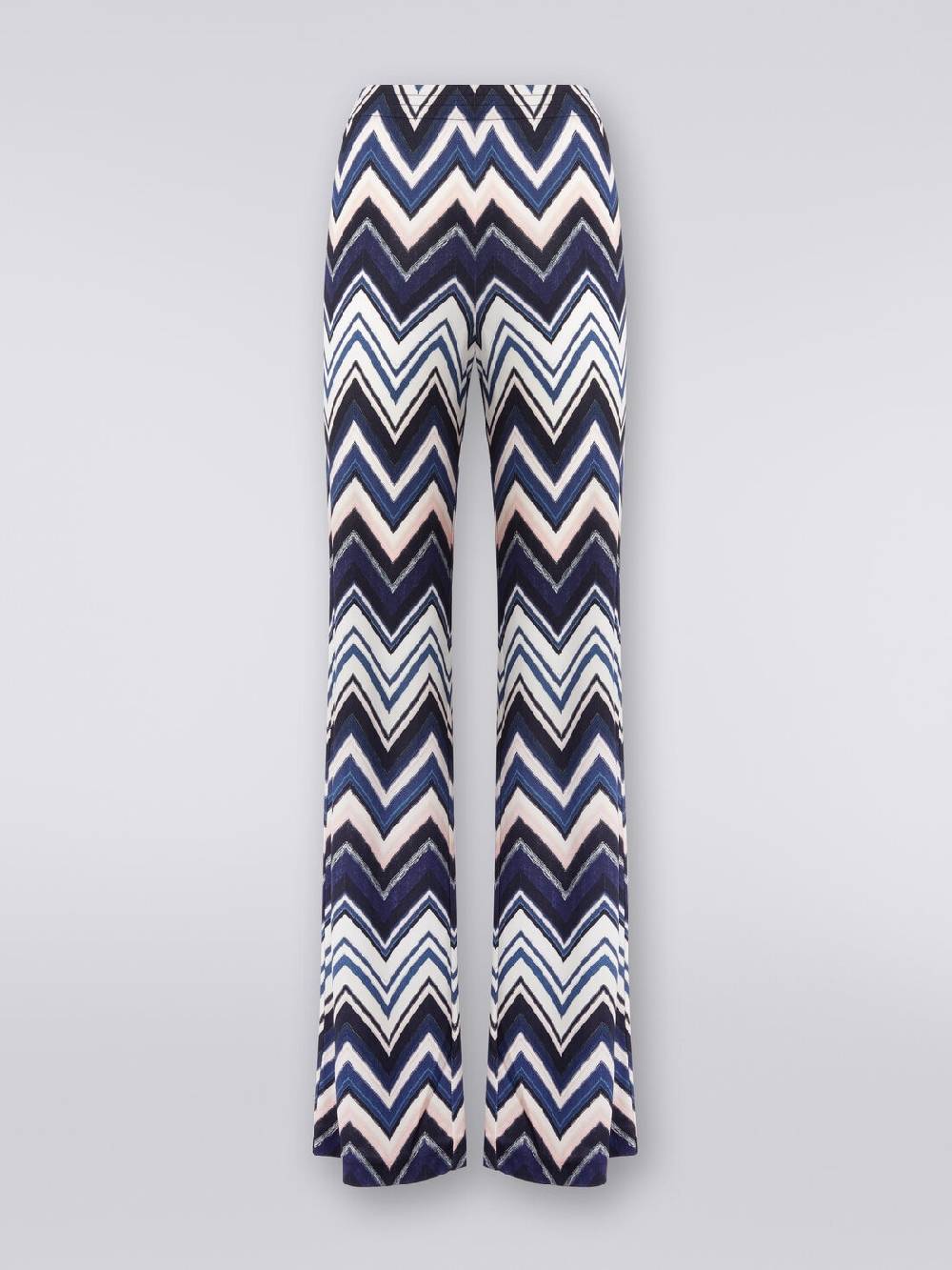 Missoni Pantaloni in viscosa con stampa zig zag Ultimo giorno