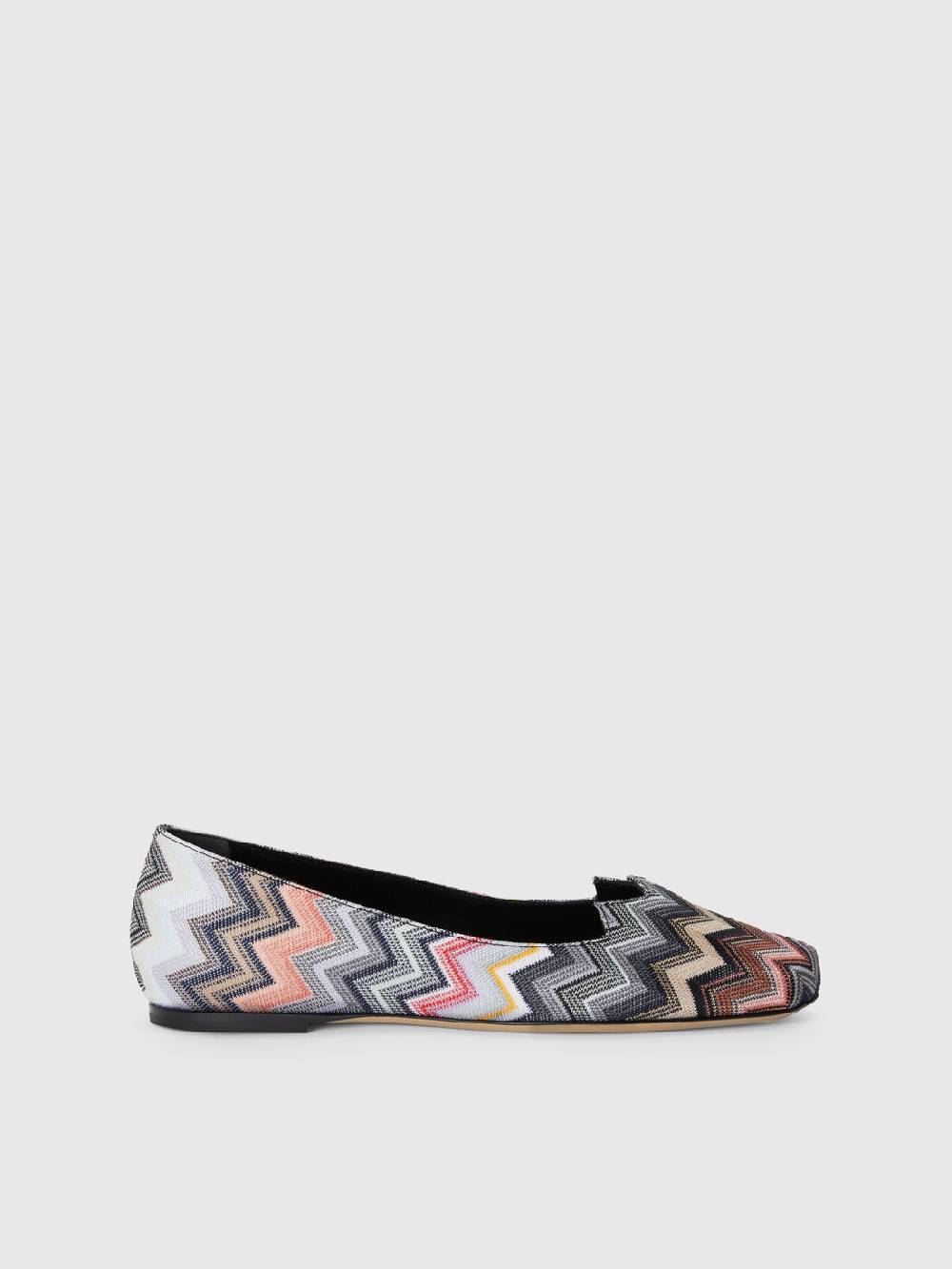Missoni Ballerine in tessuto chevron Fino al 55% di sconto