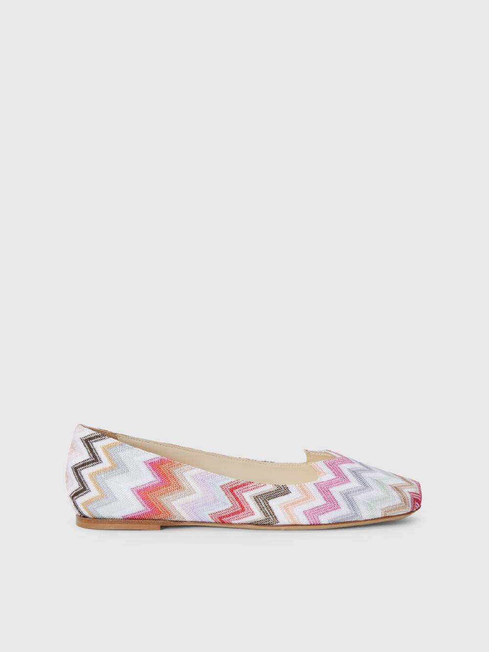 Missoni Ballerine in tessuto chevron Solo un giorno rimasto