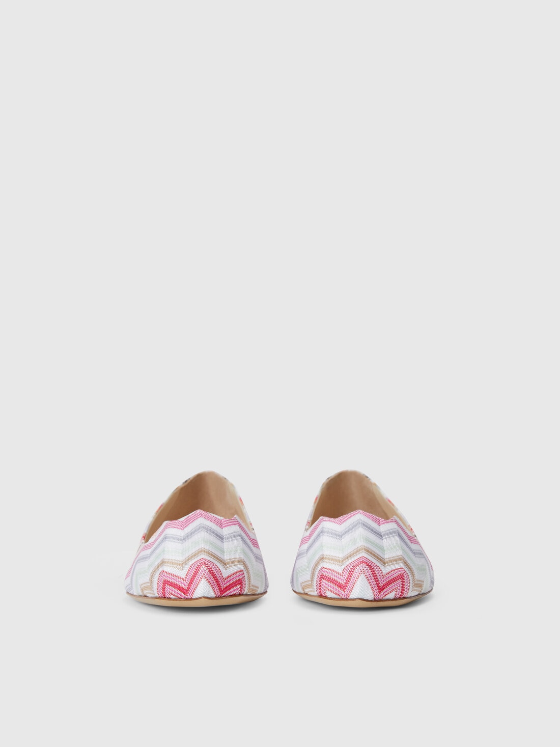 Missoni Ballerine in tessuto chevron Solo un giorno rimasto
