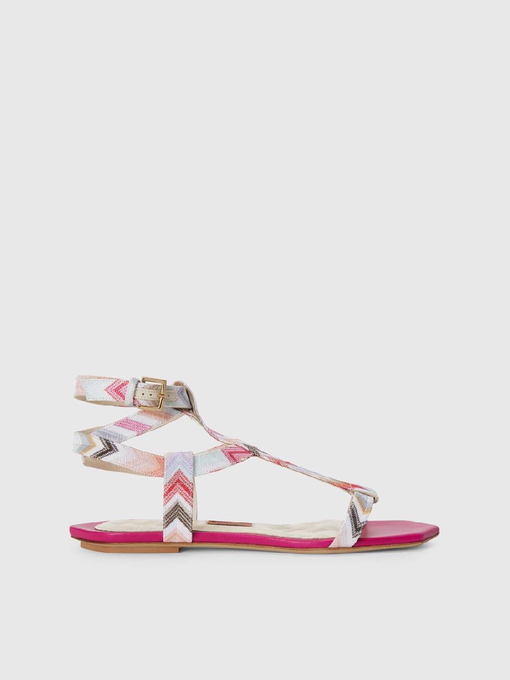 Missoni Sandali bassi in tessuto zig zag Super sconto