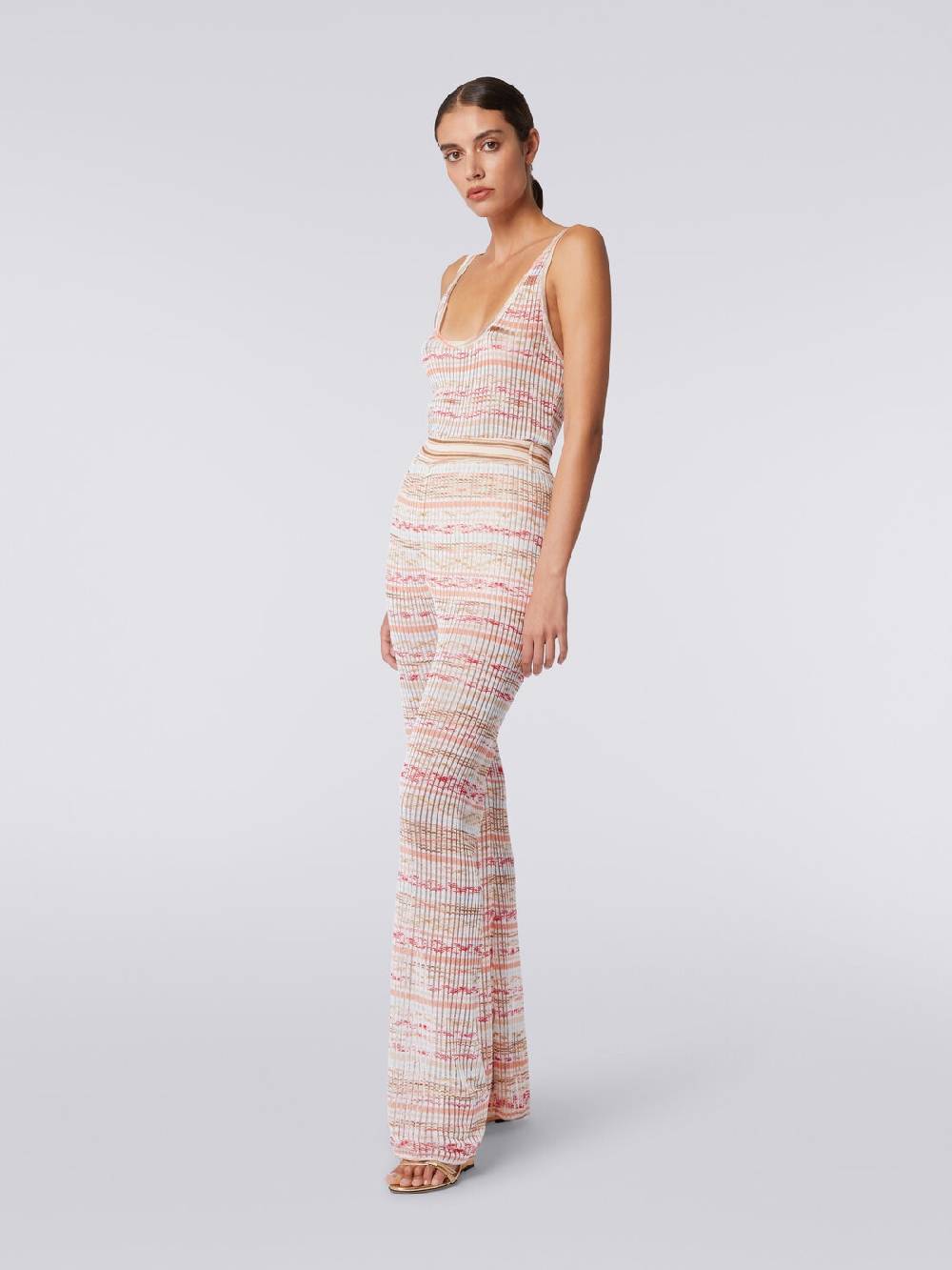 Missoni Canottiera in viscosa a costine fiammata 50% di sconto per tempo limitato