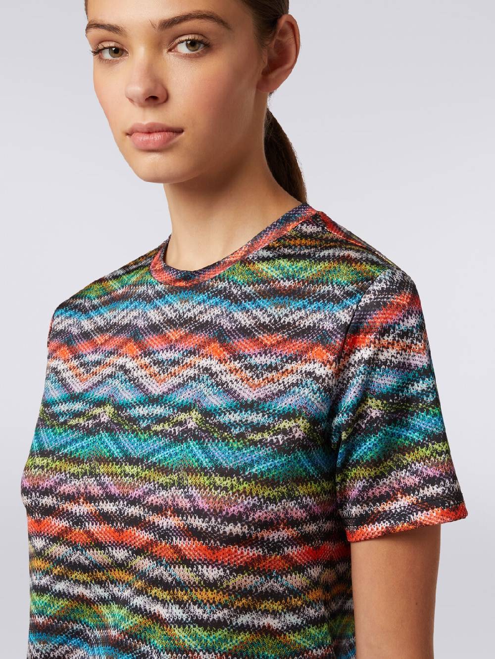 Missoni T-shirt in nylon stretch stampato Negozi Online