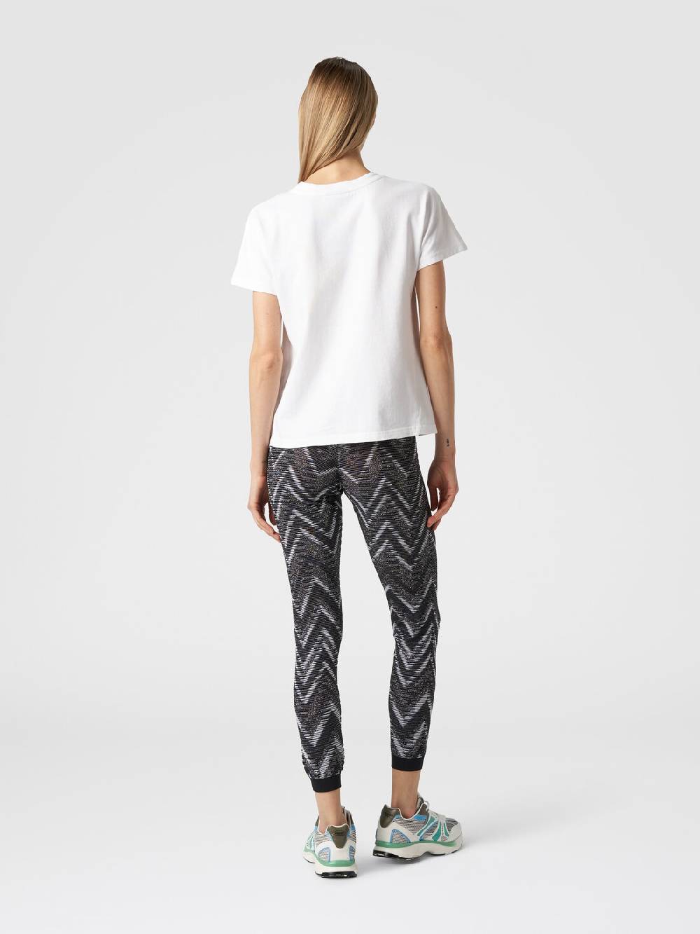 Missoni T-shirt girocollo in cotone con logo Consegna Veloce