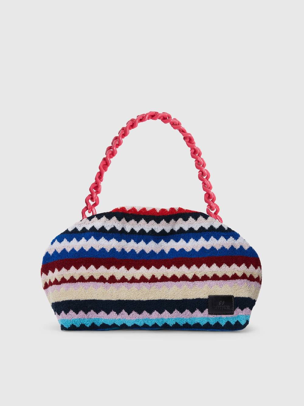 Missoni Clutch in spugna di cotone zig zag Sottocosto