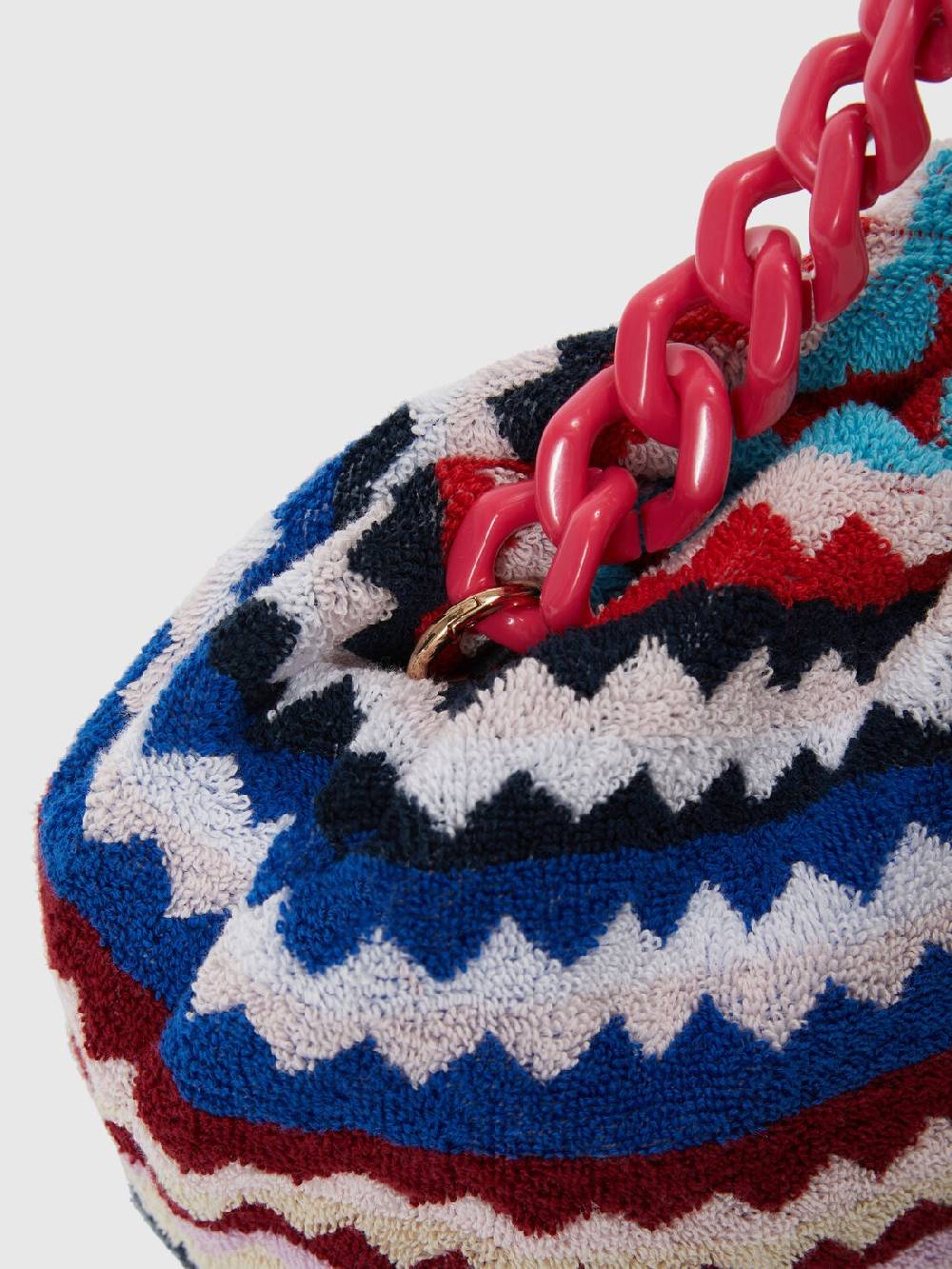 Missoni Clutch in spugna di cotone zig zag Sottocosto