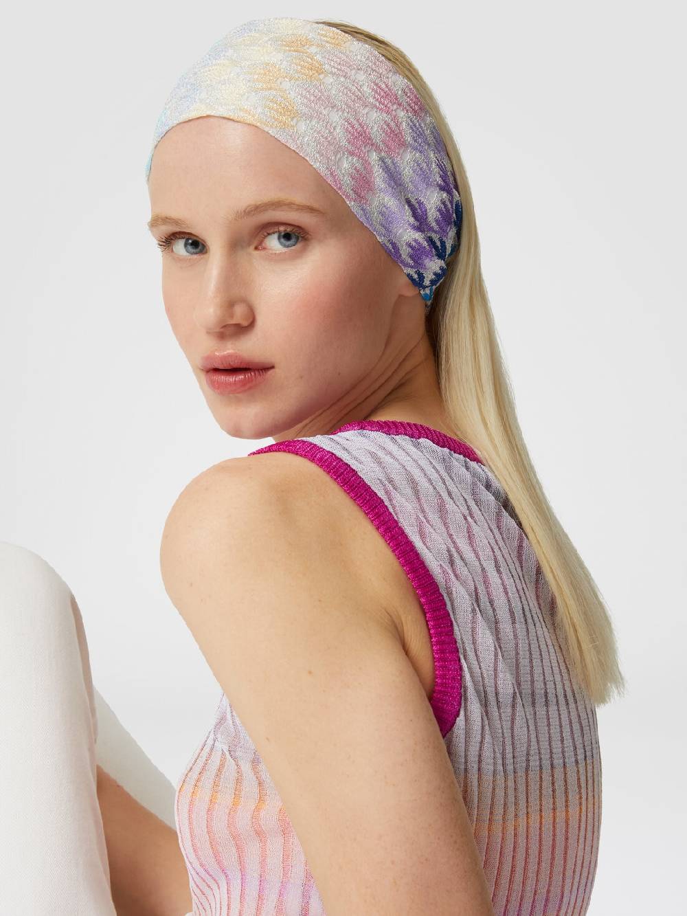Missoni Fascia in viscosa con lurex Presa