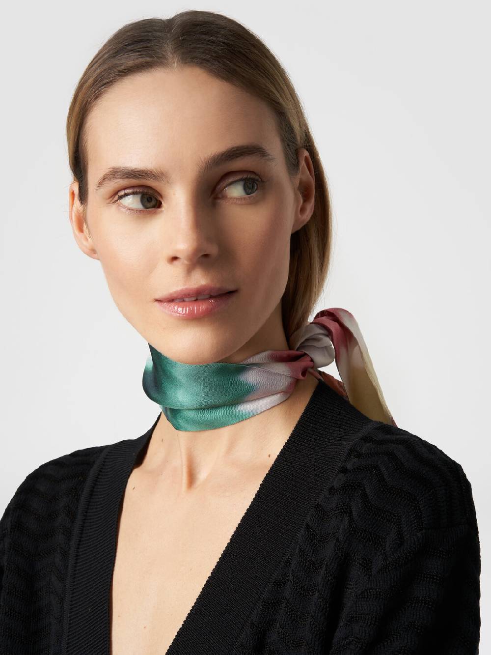 Missoni Foulard in seta chevron Sconto